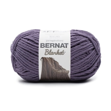 Bernat® Blanket™ #6 Super Bulky Polyester Yarn, Aubergine 10.5oz/300g, 220 Yards