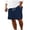 Navy, variant on Men Casual Striped Beach Shorts with Tethered Bag Pants for Summer