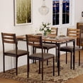 thumbnail image 3 of Dining Table for 4, Small Table and Chairs Set of 4, Dinette Set for4, 5 Piece Kitchen & Dining Room Sets for Small Space, 3 of 7