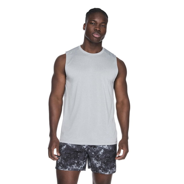 Athletic Works Men's Grid Mesh Muscle Tank