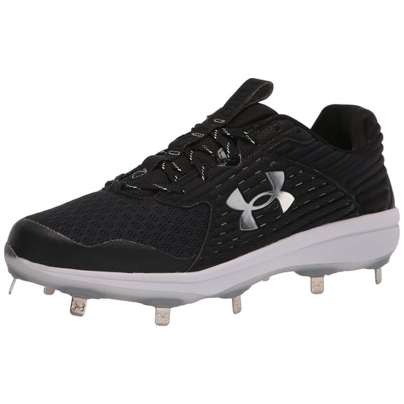 Under Armour Men's Yard MT Baseball Shoe, Black (005)/Black, 6.5