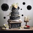 thumbnail image 2 of ziyahi Paper flower ball black, 2 of 9