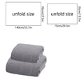 thumbnail image 3 of Extra Large Bath Towel Set Of 2 Oversized Bath Sheet Super Soft Absorbent Bathroom Towel Set Microfiber Dry Shower Towel For Hotel Bath Gym, Czzoypi Extra Large Bath Towel Set, 3 of 6