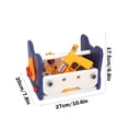 thumbnail image 3 of Dvkptbk Ensembles de Réparation Boîte de Rangement d'Outils Ensemble de Jouets Casse-Tête à Vis pour Enfants Éducation Garçons Entretien et Gestion des Forets Jouets Éducation, 3 of 9