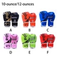 thumbnail image 2 of 1 Paire Femmes Hommes Gants de Boxe Portables Entraînement Pratique Mitaines de Frappe Ajustables Protège-Mains Équipement de Sport Accessoires Rouge 10oz, 2 of 7