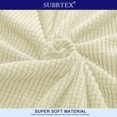 thumbnail image 3 of 2024 Solid Print Polyester Loveseat Slipcover  Chocolate, 3 of 6