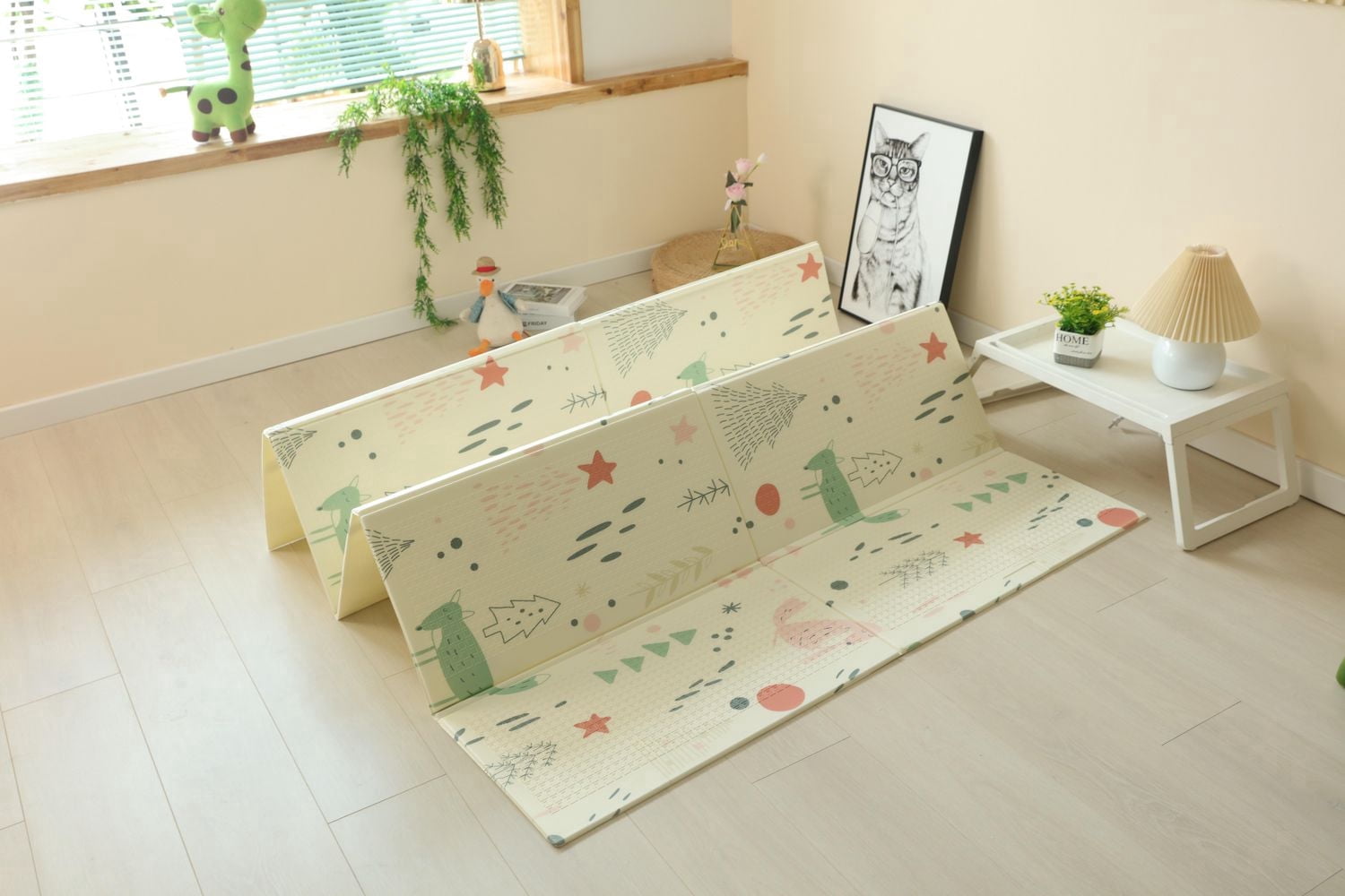 Mainstays Tapis de jeu pliable en mousse XPE pour enfants, pour bébés et tout-petits, 30,31 x 22,83 pouces
