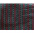 thumbnail image 4 of oneOone Georgette Viscose Fabric Dotted Chevron & Leaves Block Print Fabric BTY 42 Inch Wide, 4 of 4