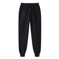 thumbnail image 1 of Yuyuzo Plus Size Sweatpants for Women Thick Workout Jogging Pants Elastic Waist Drawstring Solid Color Trackpants, 1 of 2