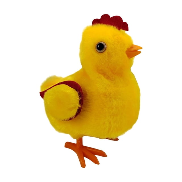 Electronic Walking & Chirping Chicken Plush Toy, Interactive Pet Companion for Kids, Battery-Powered Stuffed Animal