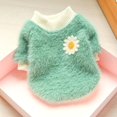 thumbnail image 2 of Kcodviy Sweaters Sweater Flowers Dog Sweatshirts for Small Dogs Neck Small Round Style Dog Clothes for Large Dogs for Dogs Girl Pet Small Dog Winter Sweaters Clothes, 2 of 8