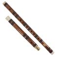 thumbnail image 4 of CIMAXIC 1 Ensemble Flûte en Bambou Flûte Professionnelle Instrument de Musique Classique (Touche C), 25.39"X0.98"X0.98 Pouces, 4 of 5