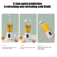 thumbnail image 4 of Portable USB Rechargeable Juicer Blender Cup for Smoothies and Travel Use, 4 of 7