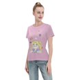thumbnail image 4 of Women's Basic Short Sleeve T-Shirt Sailor Moon Moon Hare, 4 of 6