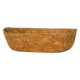 thumbnail image 1 of Jierger Hanging Basket Coconuts Fiber Planter- 30 Inch Window Box Liners Coconut Coir Basket Liners, Planter Box Coconut Liner for Window Flower Box Pots, Fence Trough Planter, Wall Planter Basket, 1 of 9