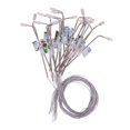 thumbnail image 2 of KLKCMS 20x Miniatures Lampadaires LED Blancs Accessoires pour Modélisme, 2 of 9