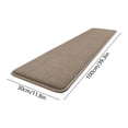 thumbnail image 4 of YYV Extra-Thick Long Rectangular Bench Cushion Non-Slip Padded Seat Pad Foam Upholstered Comfort Mat For Entryway Dining Bench Window Seat Sofa Long Stool Cushion, 4 of 7