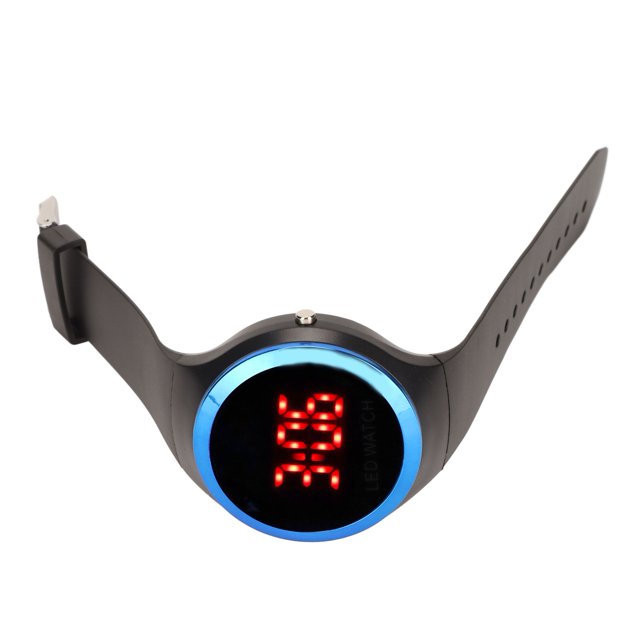 Student Digital Watch, Safe Sports Watch Adjustable Fashionable For Children For Outdoor Camping Blue