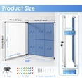 thumbnail image 2 of Fabric Bulletin Board Enclosed Wall-Mounted Display Case for Office Classroom Home x(xA), 2 of 9