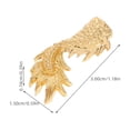 thumbnail image 2 of KAKOWELY water line locator tool Copper Witch Rod Dragon Head Accessories Golden Dowsing Rods Ghost Hunting Tool For Divining Water Treasure Ghost Hunting And Energy, 2 of 5