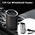 thumbnail image 1 of Car Heater Windshield Defroster Portable Electric Car Heater 12V Heating Cooling Fan Warmer Wind Defrosting Anti-Fog Heater Windshield Defogger Defroster 360 Degree Rotation withSuction C, 1 of 8