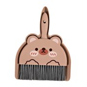HLONK Broom Dustpan .Brush Mini Broom and Dustpan Set .. Dust Pan and Hand Broom for Home Desktop .Computers Kitchen Car white bunny