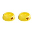 thumbnail image 1 of Dalazy Wear-resistant And Durable Plastic Dog Bowl For Long-lasting Bite Resistant yellow small size 2Set, 1 of 6