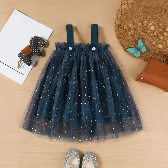 Toddler Girls Sparkly Sequin Holiday Party Dress Sleeveless for Dance Celebration