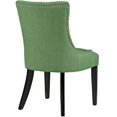 thumbnail image 4 of Modway Regent 20.5" Tufted Fabric and Solid Wood Dining Chair, Kelly Green, 4 of 4