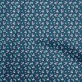 thumbnail image 1 of oneOone Rayon Blue Fabric Floral Ditsy Fabric For Sewing Printed Craft Fabric By The Yard 56 Inch Wide, 1 of 4
