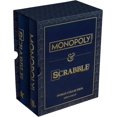 thumbnail image 1 of WS Game Company Monopoly and Scrabble Indigo Bookshelf Game Collection, 1 of 9