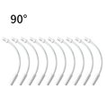 thumbnail image 4 of Xingzhi 10Pcs Aluminium Alloy Mountain Bike V Brake Noodle Cable Portable Detachable Replacement Riding Braking Tube Pipe 90°, 4 of 6