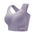 thumbnail image 2 of Wirefree Sports Bra for Plus Size Women, Full Coverage with Side Support & Back Smoothing Design, High Impact Support for Running, Gym & Yoga. Silver 38, 2 of 3