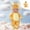 Yellow, variant on Doll Clothes for 18 Inch Dolls, Usavan Winter Cartoon Animals Jumpsuit Toy Outfit, Elastic Easy Dress Up Costume Accessories Gift for Girls