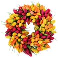 thumbnail image 1 of The Wreath Depot Blush Tulip Front Door Wreath 19 Inch, Stunning Spring Door Wreath, Beautiful Gift Box Included, 1 of 5