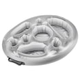 thumbnail image 2 of Floating Drink Holder, Lightweight Pool Drink Holder Floats Good Stability Portable Wide Applications  For Swimming Pool Party Silver, 2 of 8