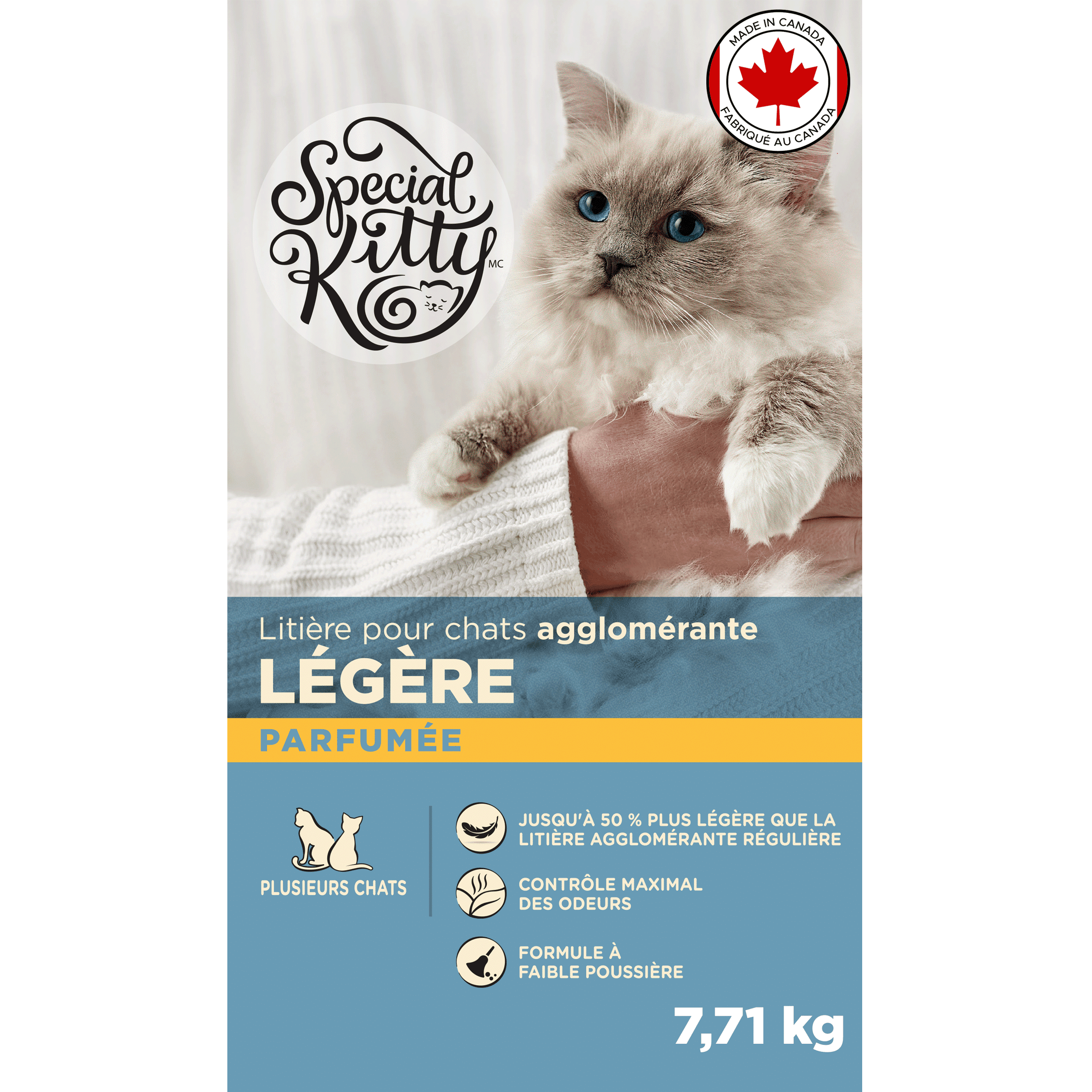Special Kitty Scented Scoopable Lightweight Multi-Cat Litter 7.7kg