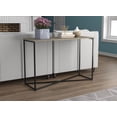 thumbnail image 1 of Safdie & Co. Table Console 44L Taupe Foncé Metal Noir X, 1 of 4