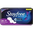 thumbnail image 1 of Stayfree® Ultra Thin Overnight Pads with Wings, 1 of 9
