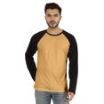 thumbnail image 1 of Inkmeso Men's Regular Fit Round Neck Shirt Solid Raglan Long Sleeve T-Shirts, 1 of 7