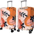 thumbnail image 3 of Travel Luggage Cover Suitcase Protector Fits 18-32 Inch Luggage Wheel Covers Patterned Travel Related Items Flower Luggage Protector Elastic Luggage Anti-scratch Suitcase Cover L, 3 of 5