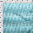 thumbnail image 3 of oneOone Cotton Flex Turquoise Blue Fabric Tropical Floral Sewing Craft Projects Fabric Prints By Yard 40 Inch Wide, 3 of 4