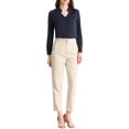 thumbnail image 2 of INSPIRE CHIC Chemise Élégante à Manches Longues Col en V pour Femmes P Bleu Marine, 2 of 7