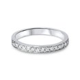 thumbnail image 3 of Women's 1/3ct Stackable Diamond Wedding Ring 14K White Gold, 3 of 3