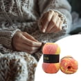 thumbnail image 4 of Colorful Hand Knitting 50g Knitting Crochet Milk Soft Baby Cotton Wool Yarn, 4 of 6