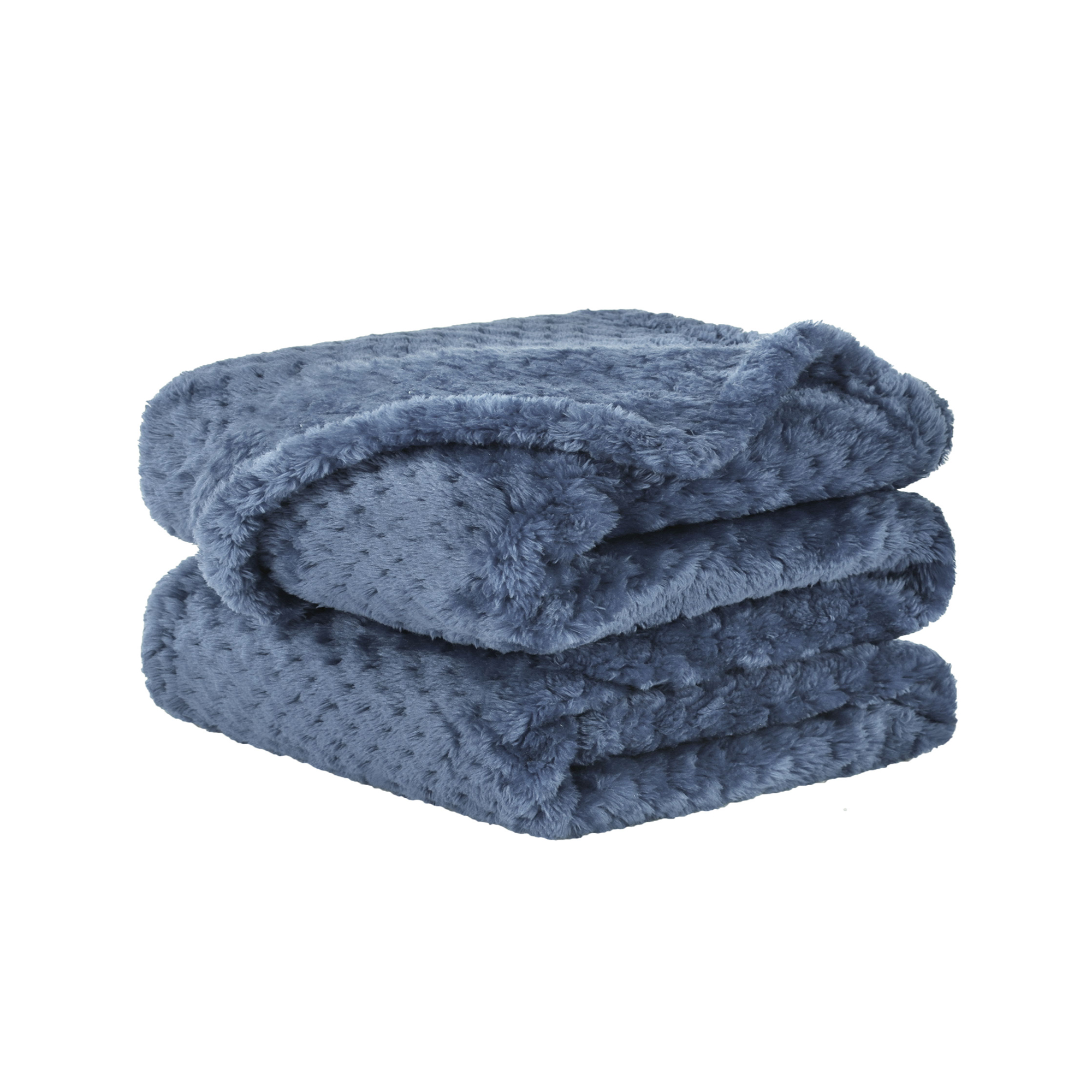 Unique Bargains Luxury Fleece Bed Blanket Woven Mesh