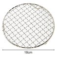 thumbnail image 1 of BUYISI Filet de Barbecue Rond en Acier Inoxydable 15Cm-60Cm avec Pied, Grille de Refroidissement, Support de Barbecue pour Camping Extérieur 18cm, 1 of 7