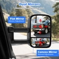 thumbnail image 2 of Costway Towing Mirror Pair Tow Mirrors Compatible with 2003-2006 Chevrolet Silverado, 2 of 10