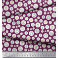 thumbnail image 3 of Soimoi Poly Georgette Fabric Star & Cute Animals Kids Print Fabric by Yard 52 Inch Wide, 3 of 3