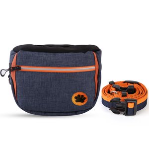 Labymos Large Capacity Dog Snack Bag Dog Treat Pouch Dog Training Pouch Bag with Adjustable